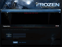 Tablet Screenshot of frozen-vikings.net